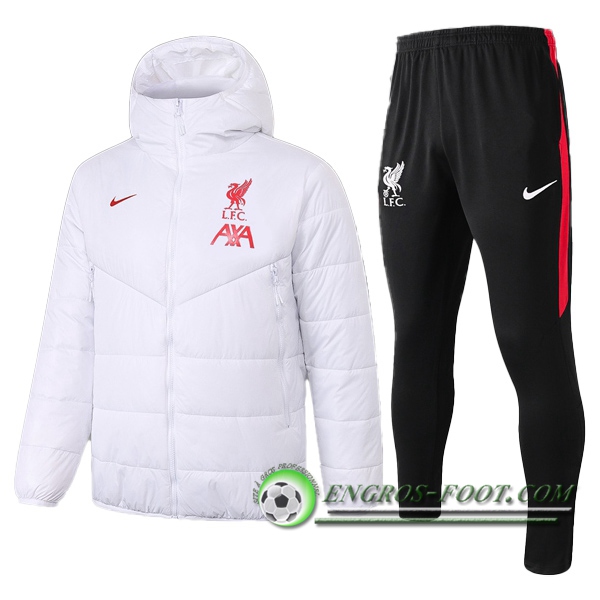 Doudoune Du Foot FC Liverpool + Pantalon Blanc 2020/2021