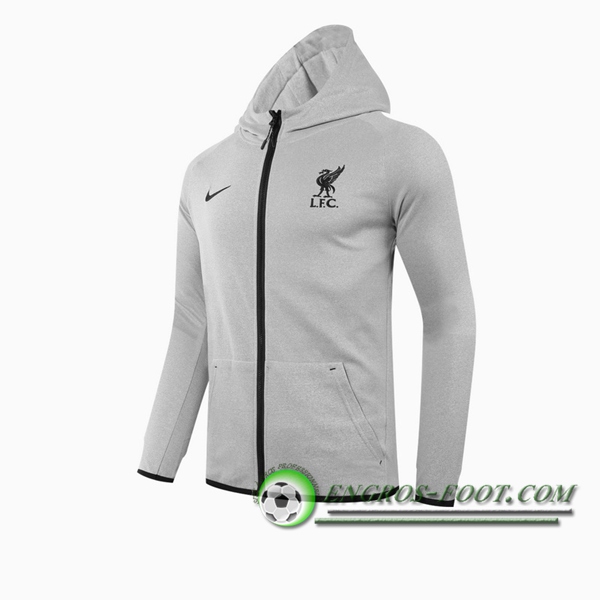 Veste A Capuche FC Liverpool Gris 2020/2021