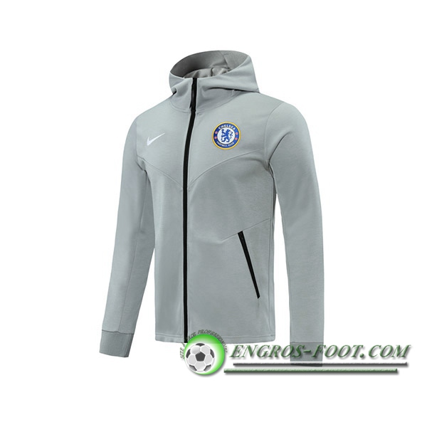 Veste A Capuche FC Chelsea Gris 2020/2021