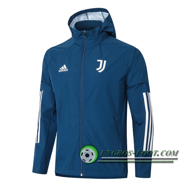 Nouveaux Coupe-Vent Juventus Bleu 2020/2021