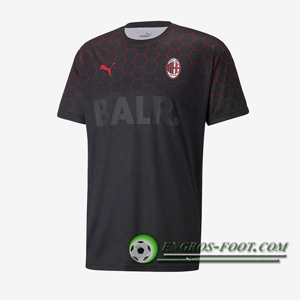 Engros-foot: Jeu Maillot de Foot Milan AC Balr 2020/2021 Thailande