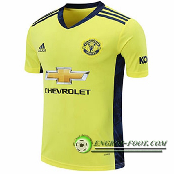 Engros-foot: Jeu Maillot Manchester United Gardien De But Vert 2020/2021 Thailande