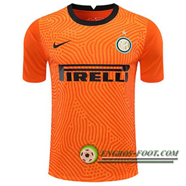 Engros-foot: Jeu Maillot Inter Milan Gardien De But Jaune 2020/2021 Thailande