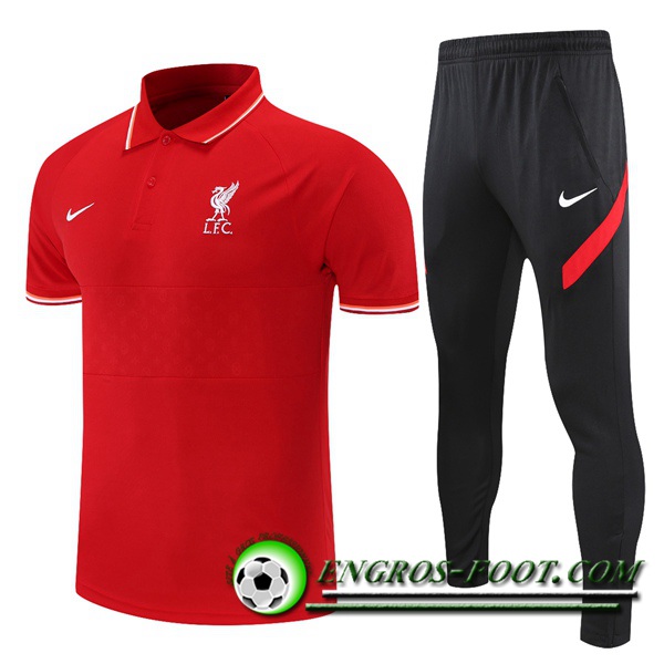 Ensemble Polo FC Liverpool + Pantalon Rouge 2021/2022