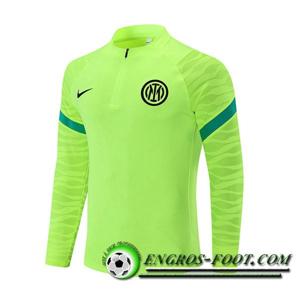 Sweatshirt Training Inter Milan Vert 2021/2022