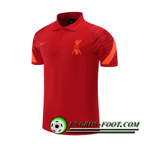 Polo Foot FC Liverpool Orange/Rouge 2021/2022