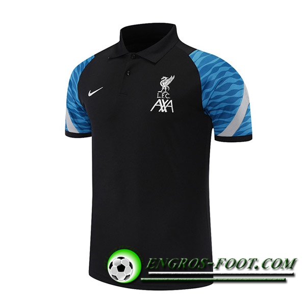 Polo Foot FC Liverpool Noir/Bleu 2021/2022