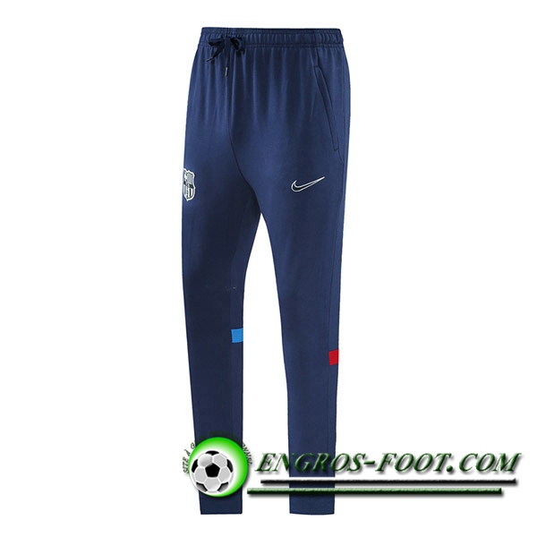 Training Pantalon Foot FC Barcelone Bleu Marin/Rouge/Bleu 2021/2022