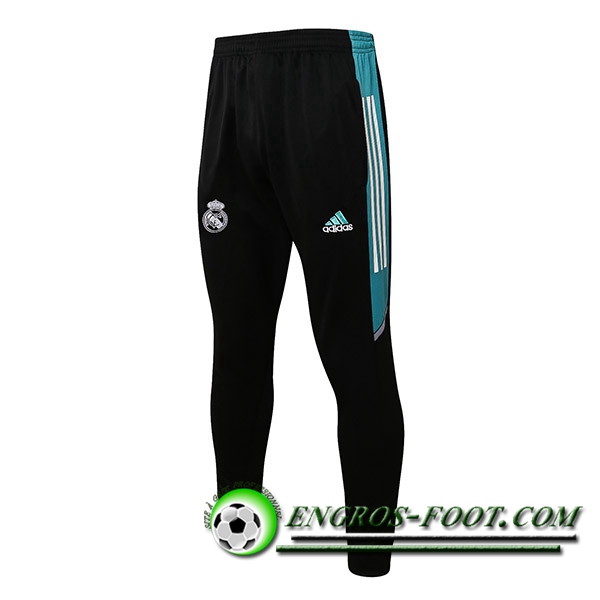 Training Pantalon Foot Real Madrid Noir/Vert 2021/2022