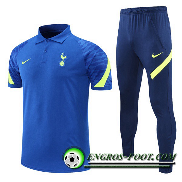 Ensemble Polo Tottenham Hotspur + Pantalon Bleu/Vert 2021/2022