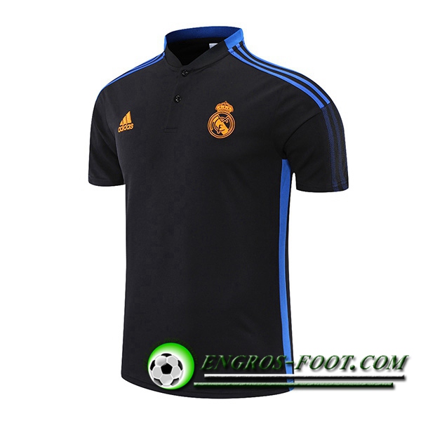 Polo Foot Real Madrid Noir/Bleu 2021/2022