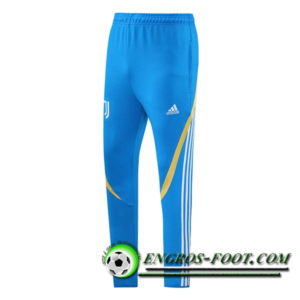 Training Pantalon Foot Juventus Bleu/Jaune 2021/2022