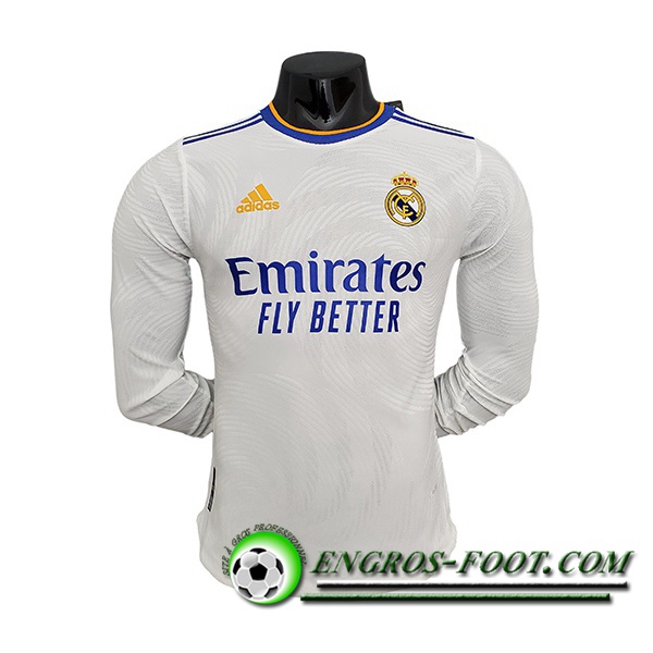 Maillot de Foot Real Madrid Domicile Manche longue 2021/2022