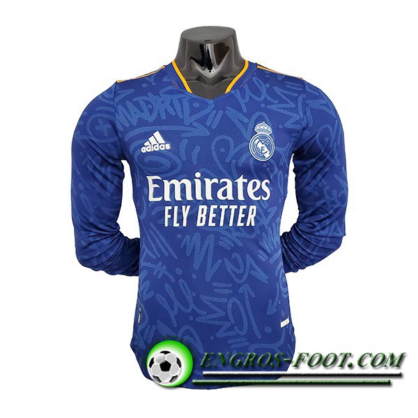 Maillot de Foot Real Madrid Exterieur Manche longue 2021/2022