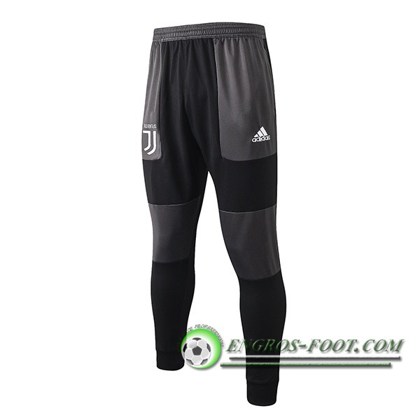 Training Pantalon Foot Juventus Noir Gris 2019/2020