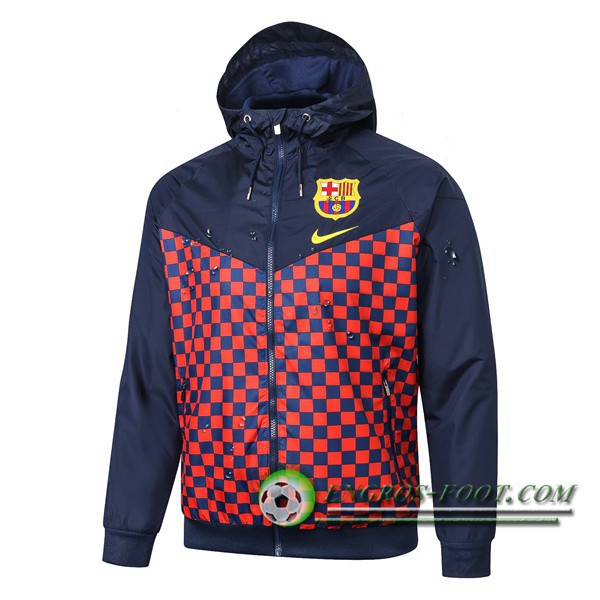 Nouveaux Coupe Vent FC Barcelone Bleu Rouge 2019/2020