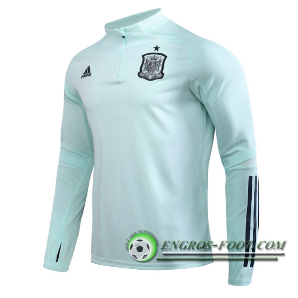 Engros-foot: Sweatshirt Training Espagne Vert 2020/2021 Thailande