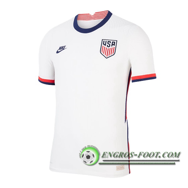 Engros-foot: Maillot Foot Equipe de Etats-Unis Domicile 2020/2021 Thailande