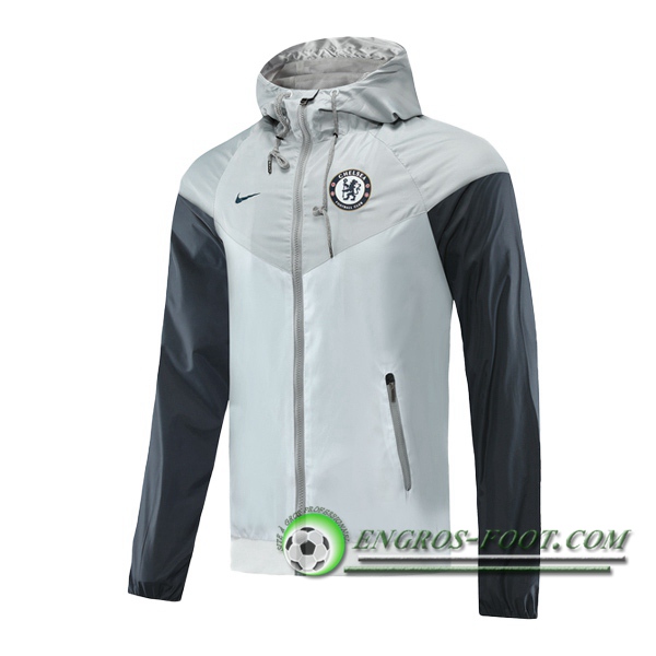 Nouveaux Coupe-Vent FC Chelsea Gris 2020/2021