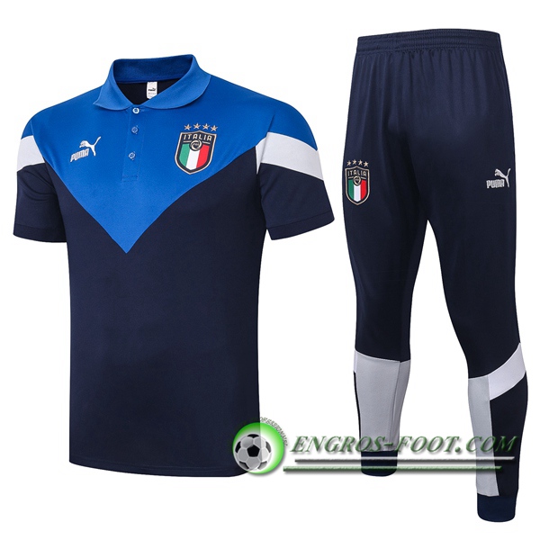 Ensemble Polo Italie + Pantalon Bleu 2020/2021