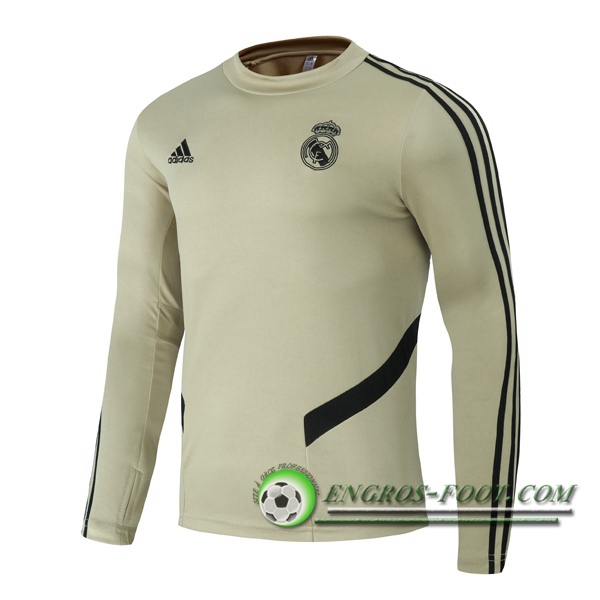 Engros-foot: Sweatshirt Training Real Madrid Jaune 2020/2021 Thailande