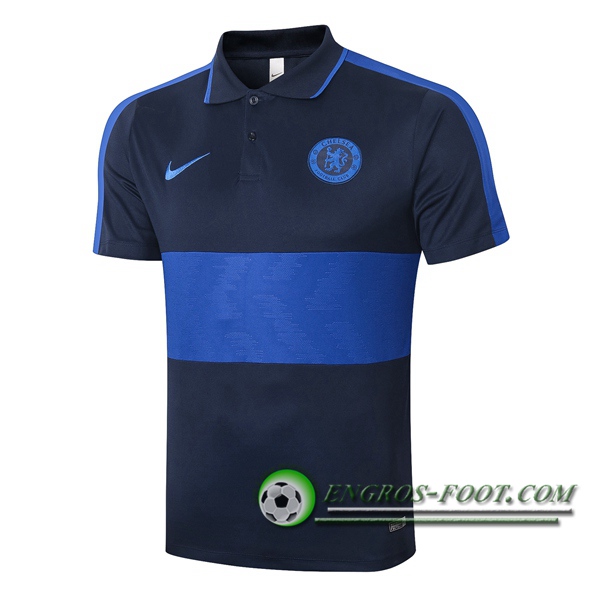 Polo Foot FC Chelsea Bleu Royal 2020/2021