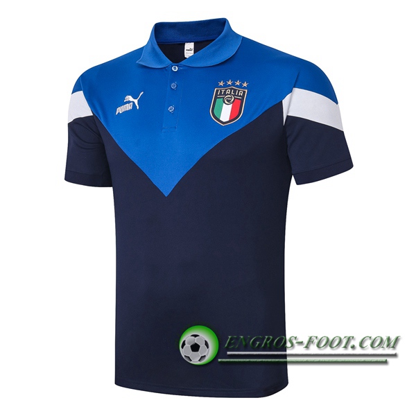 Polo Foot Italie Bleu 2020/2021