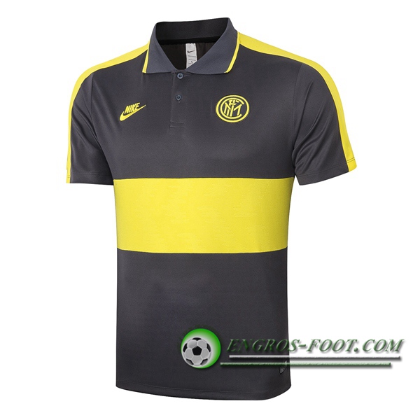 Polo Foot Inter Milan Jaune 2020/2021