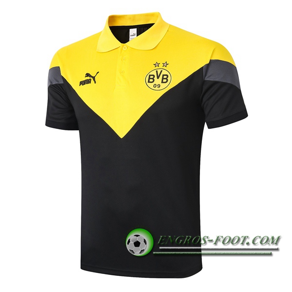 Polo Foot Dortmund BVB Jaune Noir 2020/2021