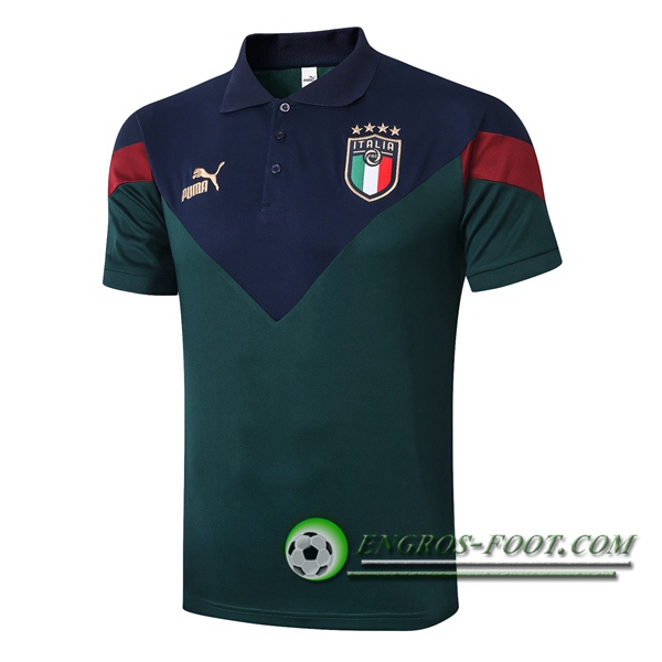 Polo Foot Italie Vert 2020/2021