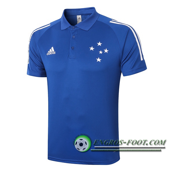 Polo Foot Cruzeiro EC Bleu 2020/2021