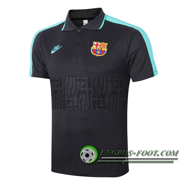 Polo Foot FC Barcelone Noir 2020/2021