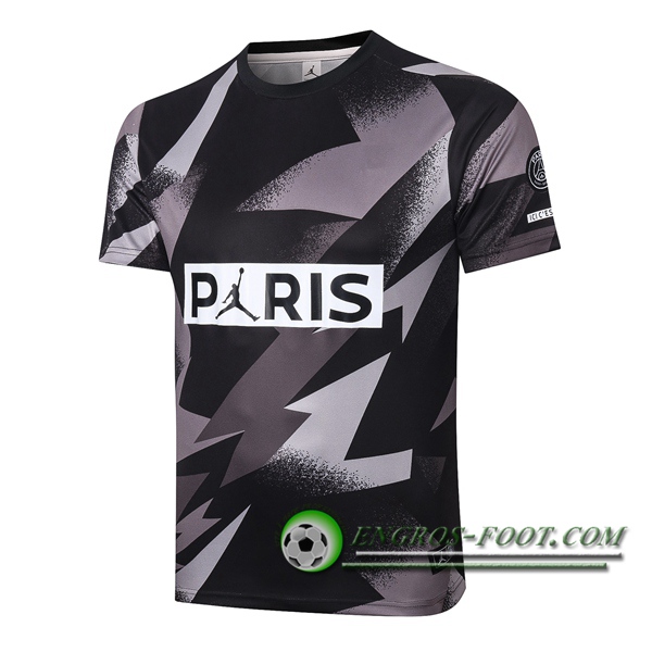 Training T-Shirts Paris PSG Noir Gris 2020/2021