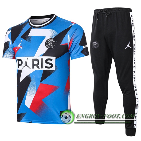 Ensemble Training T-Shirts Paris PSG Jordan Colorée 2020/2021