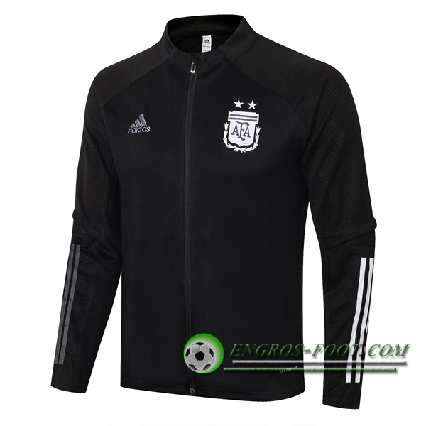 Nouveaux Veste Foot Argentine Noir 2020/2021