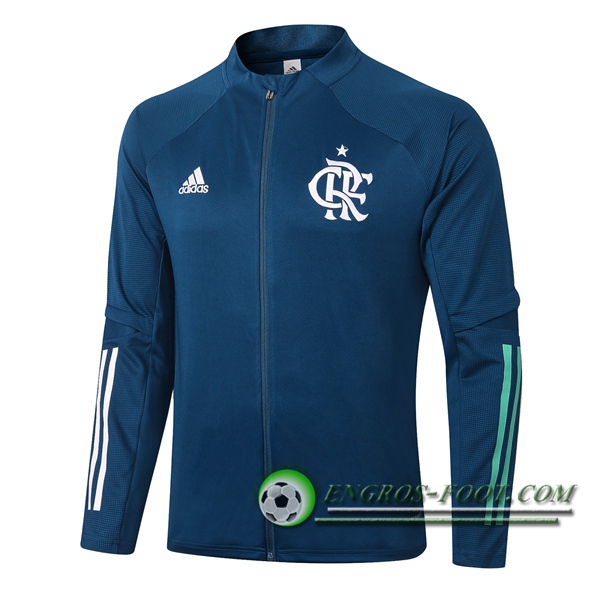 Nouveaux Veste Foot Flamengo Bleu Royal 2020/2021