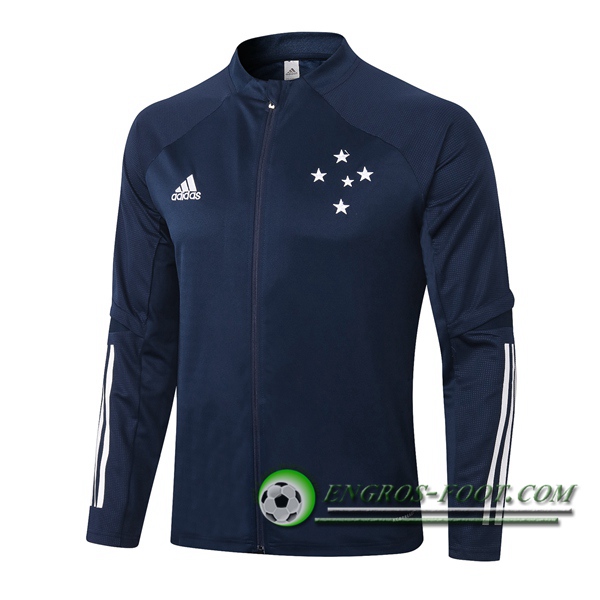 Nouveaux Veste Foot Cruzeiro EC Bleu Royal 2020/2021