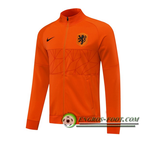 Nouveaux Veste Foot Pays-Bas Orange 2020/2021