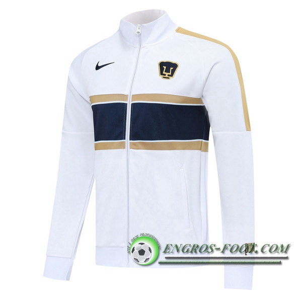 Nouveaux Veste Foot Pumas UNAM Blanc 2020/2021