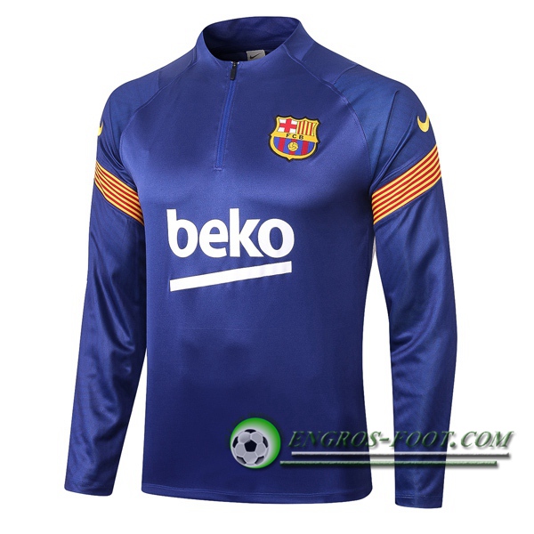 Engros-foot: Sweatshirt Training FC Barcelone Bleu 2020/2021 Thailande