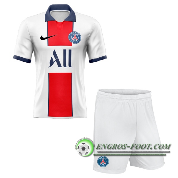 Engros-foot: Maillot de Foot Paris PSG Enfants Exterieur Version Fuite 2020/2021 Thailande