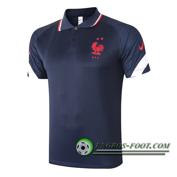 Polo Foot France Bleu Royal 2020/2021