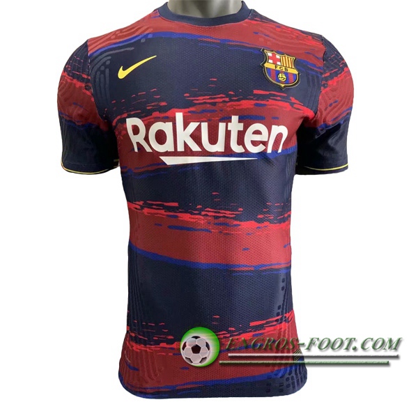 Training T-Shirts FC Barcelone Bleu Rouge 2020/2021