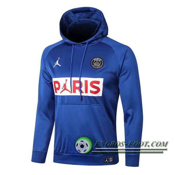 Veste A Capuche Pairis PSG Jordan Bleu 2020/2021