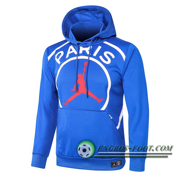 Veste A Capuche Pairis PSG Jordan Bleu 2020/2021