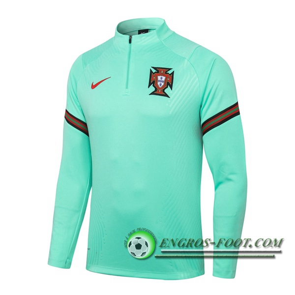 Engros-foot: Sweatshirt Training Portugal Vert 2020/2021 Thailande