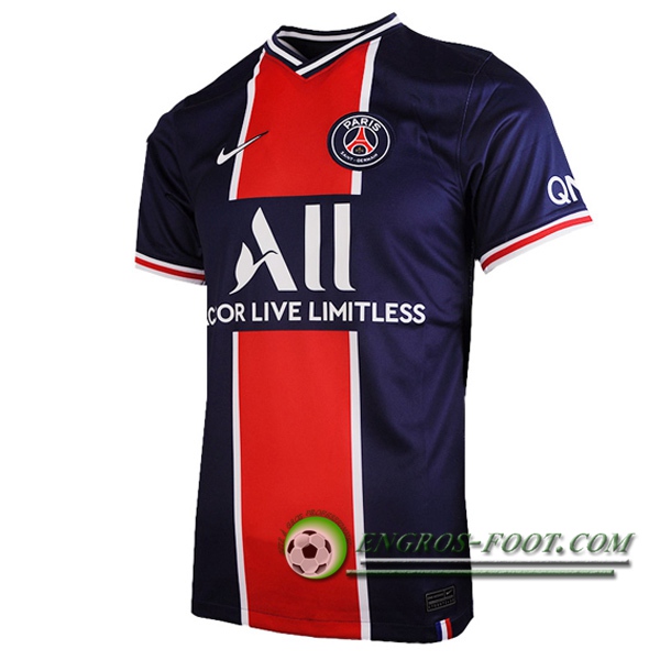 Engros-foot: Jeu Maillot de Foot Paris PSG Domicile Version Fuite 2020/2021 Thailande