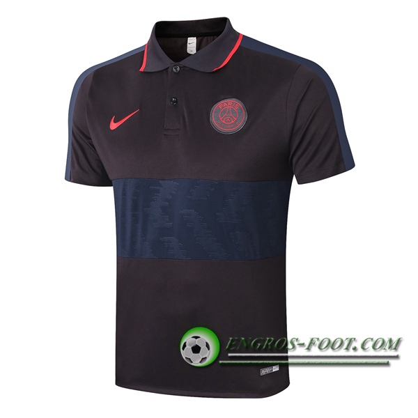 Polo Foot Paris PSG Noir 2020/2021