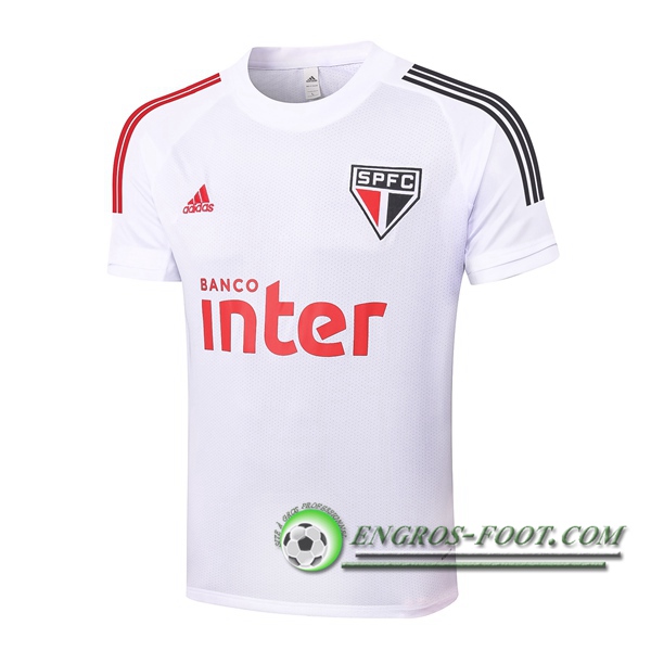 Training T-Shirts Sao Paulo FC Blanc 2020/2021