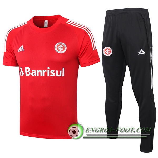 Ensemble Training T-Shirts SC Internacional + Pantalon Rouge 2020/2021